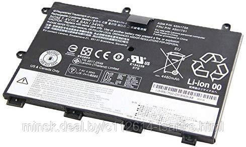 Аккумулятор для Lenovo ThinkPad 11E, Yoga 11E, (45N1750), 34Wh, 7.4V - фото 1 - id-p217528144