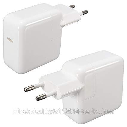 Блок питания (зарядное) Apple 20.3V-4.3A, 5.2V-2.4A, MNF82CH/A, USB Type-C, 87W, для A1719, без USB-C Charge - фото 1 - id-p217529176