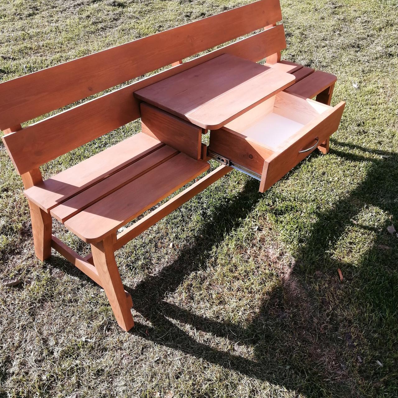 Скамейка из массива сосны (ID#129405100), цена: 300 руб., купить на Deal.by
