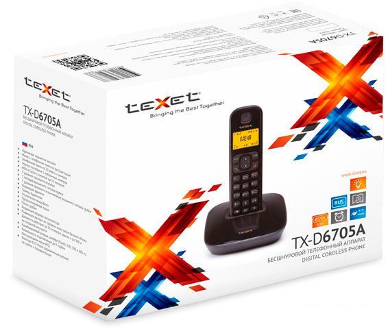 Радиотелефон TeXet TX-D6705A - фото 3 - id-p214778487