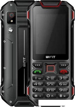 Кнопочный телефон Wifit Wirug F1 (черный/красный), фото 2