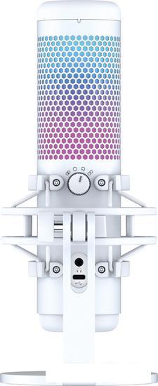 Проводной микрофон HyperX QuadCast S (белый) - фото 4 - id-p215287158