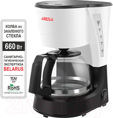 Капельная кофеварка Aresa AR-1609 - фото 2 - id-p217563414