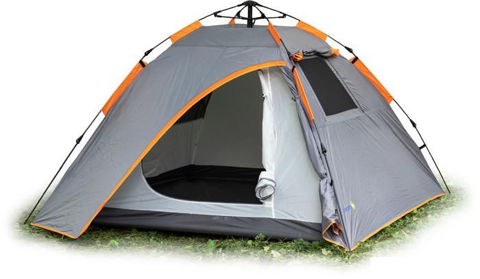 Треккинговая палатка Sundays ZC-TT036-3P v2 (темно-серый/желтый)