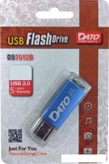 USB Flash Dato DS7012 16GB (синий) - фото 2 - id-p216721644