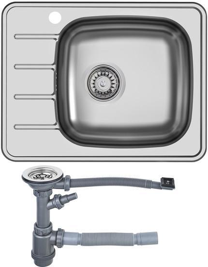 Кухонная мойка Ukinox Гранд GRM600.480-GT6K 1R (с сифоном S701) - фото 1 - id-p215801218