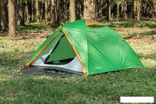 Треккинговая палатка Sundays ZC-TT009-4P v2 (зеленый/желтый), фото 2