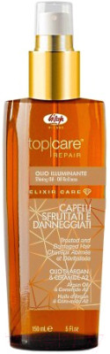 Масло для волос Lisap Top Care Repair Elixir Care для сияния истощённых волос - фото 1 - id-p217551449