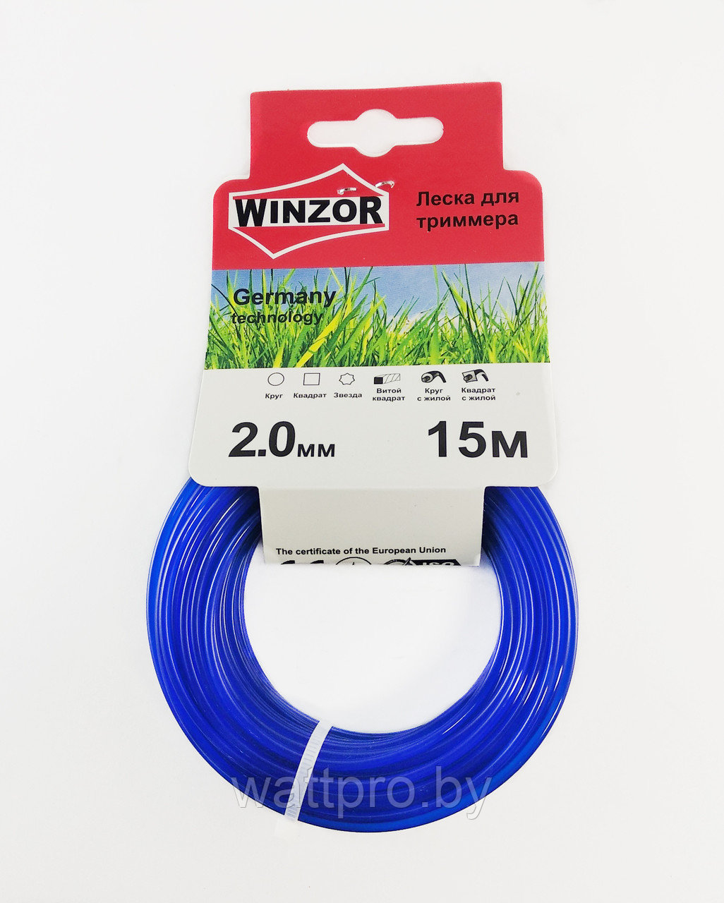 2853 Триммерный корд Winzor, сечение круг, размер 2,4*15