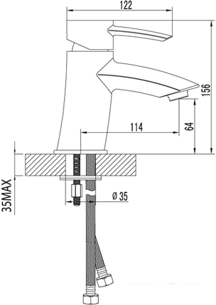 Смеситель Lemark ATLANTISS LM3206C, фото 2