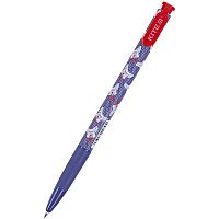 Ручка шариковая автоматическая Kite Сorgi K21-363-01, синий стержень, корпус цветной