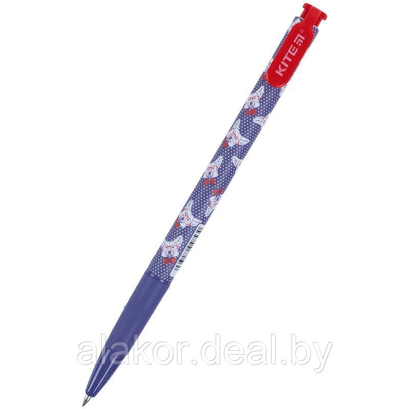 Ручка шариковая автоматическая Kite Сorgi K21-363-01, синий стержень, корпус цветной - фото 1 - id-p217568519