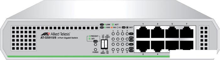 Неуправляемый коммутатор Allied Telesis AT-GS910/8-50, фото 2