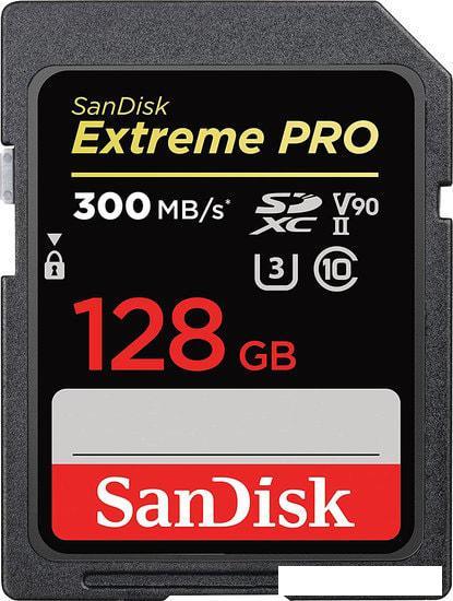 Карта памяти SanDisk Extreme PRO SDXC SDSDXDK-128G-GN4IN 128GB - фото 1 - id-p217342411