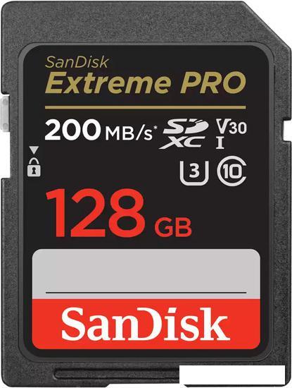 Карта памяти SanDisk Extreme PRO SDXC SDSDXXD-128G-GN4IN 128GB - фото 1 - id-p217342491