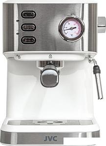 Рожковая помповая кофеварка JVC JK-CF33 (белый)