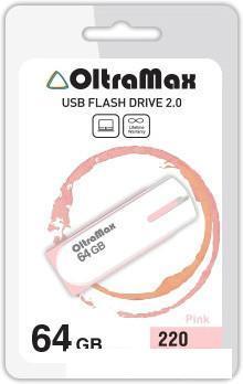 USB Flash Oltramax 220 64GB (розовый) [OM-64GB-220-Pink], фото 2