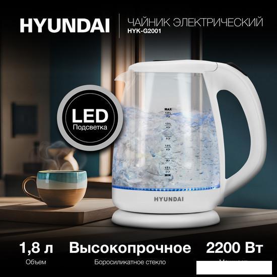 Электрический чайник Hyundai HYK-G2001
