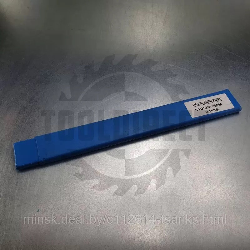 Нож строгальный фуговальный 310x30x3 (сталь HSS 18% W качество) ROTIS (1 шт.) - фото 3 - id-p217530573