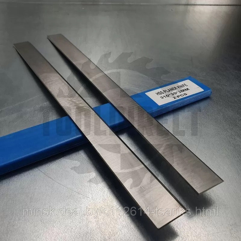 Нож строгальный фуговальный 310x30x3 (сталь HSS 18% W качество) ROTIS (1 шт.) - фото 7 - id-p217530573
