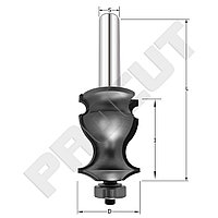 Фреза молдинговая 3 (нижний подшипник) D=31.8x41.3x95 S=12 Z2 HW PROCUT