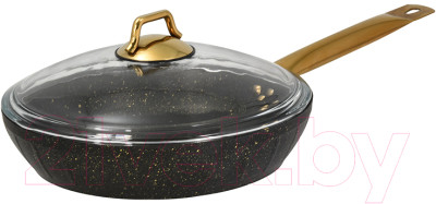 Набор кухонной посуды Oursson Black Gold CS2612A/BL - фото 9 - id-p217577490