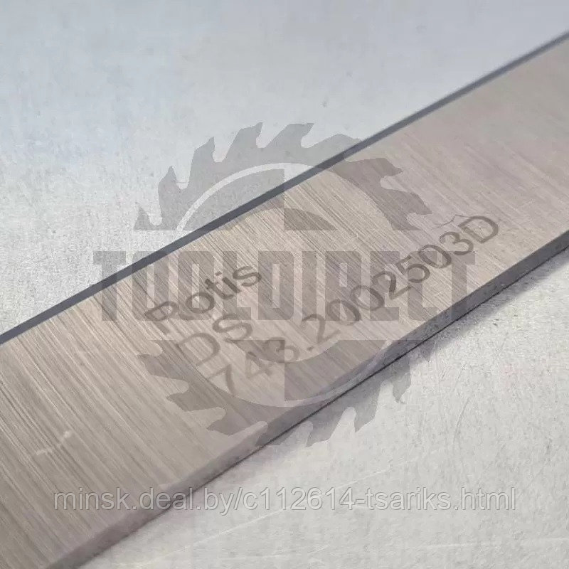 Нож строгальный фуговальный 200x25x3 (сталь DS качество) Rotis (1 шт.) - фото 1 - id-p201389061