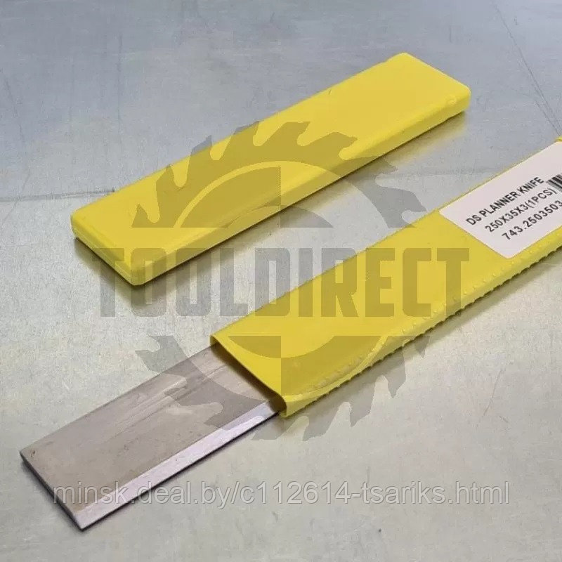 Нож строгальный фуговальный 250x35x3 (сталь DS качество) Rotis (1шт.) - фото 6 - id-p201388540