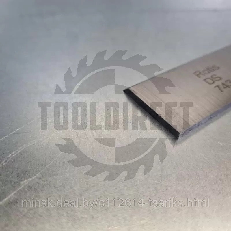 Нож строгальный фуговальный 300x30x3 (сталь DS качество) Rotis (1шт.) - фото 3 - id-p217529977