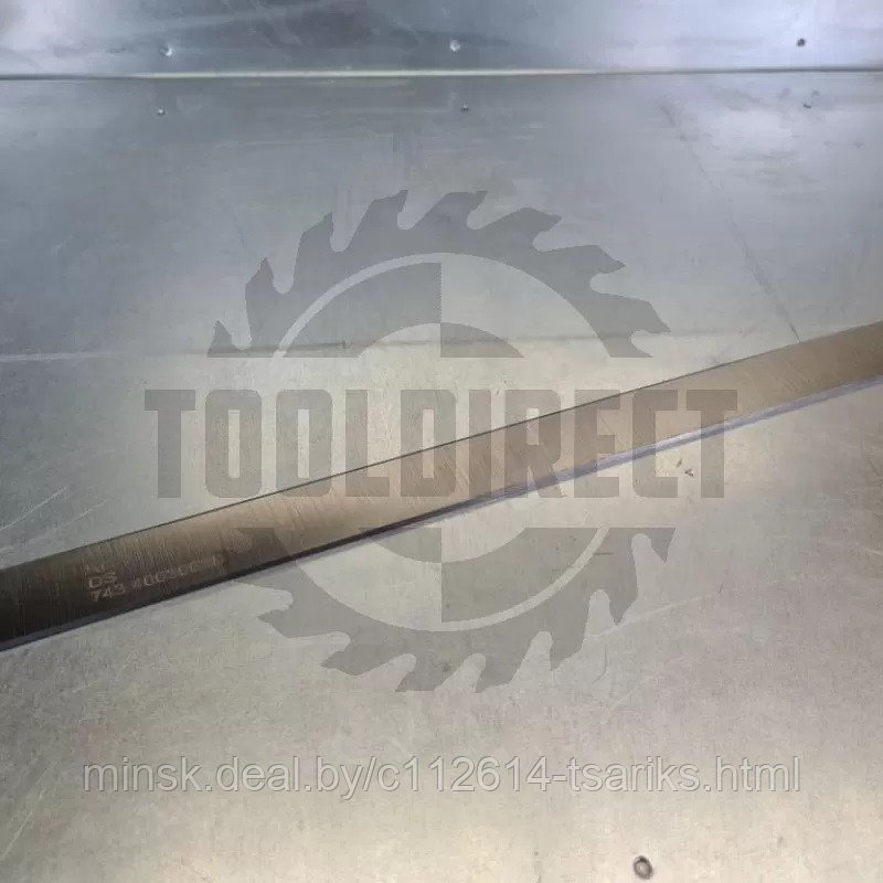 Нож строгальный фуговальный 400x30x3 (сталь DS качество) Rotis (1шт.) - фото 3 - id-p217529976