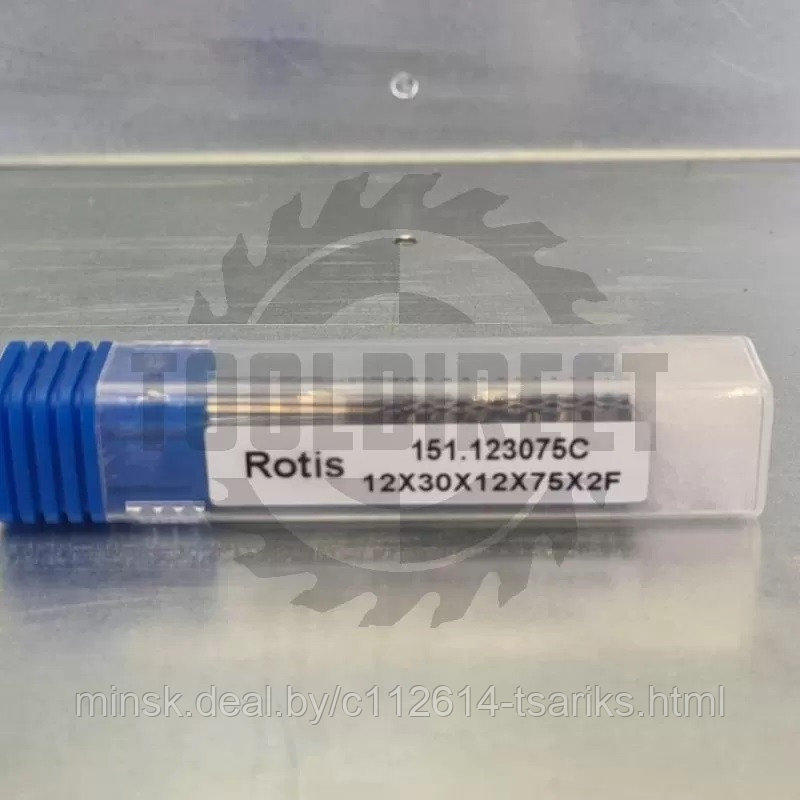 Фреза рашпильная по пластику и стеклопластику с торцом 135° D=12x30x75 S=12 Rotis - фото 8 - id-p217529974