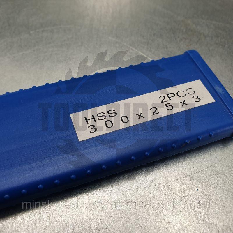 Нож строгальный фуговальный для JET 300x25x3 (сталь HSS 18% W качество) ROTIS (1 шт.) - фото 7 - id-p217530970