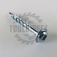 Саморезы UT оцинкованный шуруп MAXI-LOC 1-1/4"(32мм)(d шляпки=9.1 d самореза=4.1 шаг 3мм 250шт. Uniqtool