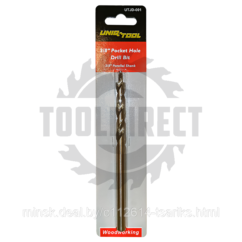 Сверло ступенчатое HSS 3/8" для UT Pocket hole series (цилиндрический хвостовик) Uniq tool - фото 1 - id-p217531059