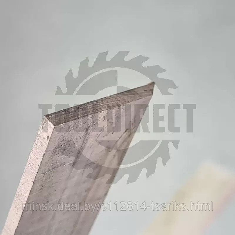 Нож строгальный фуговальный 130x30x3 (сталь HSS 18% W качество) Rotis (1 шт.) - фото 5 - id-p217530282