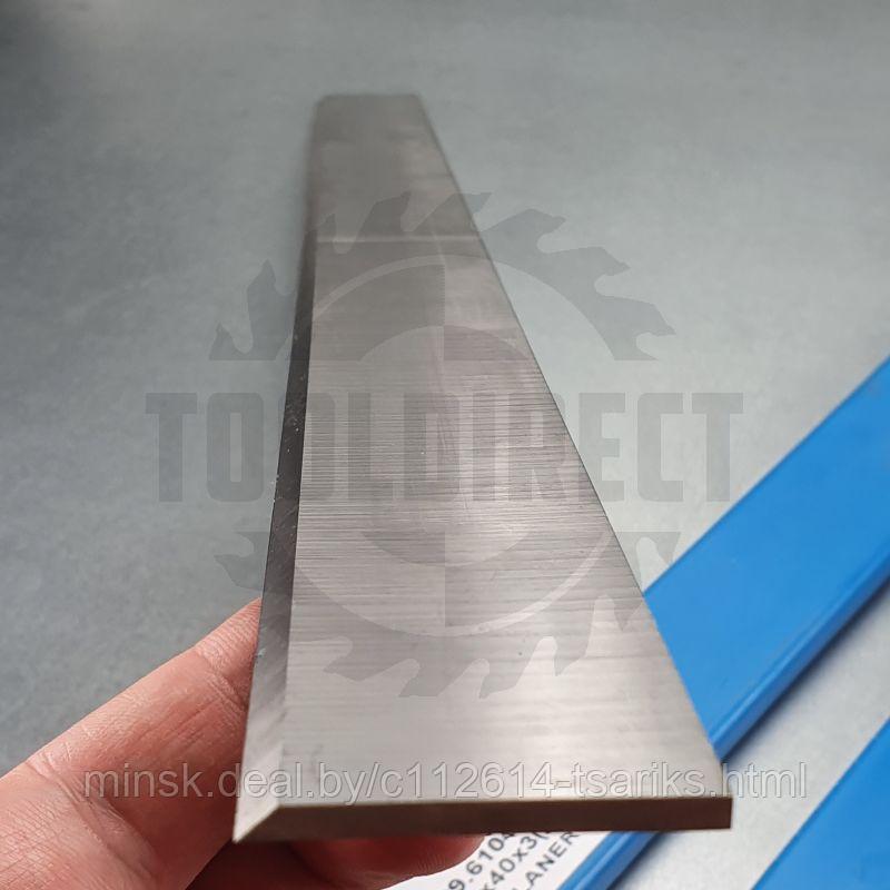 Нож строгальный фуговальный 610x40x3 (сталь HSS 18% W качество) Rotis (1 шт.) - фото 1 - id-p217530278