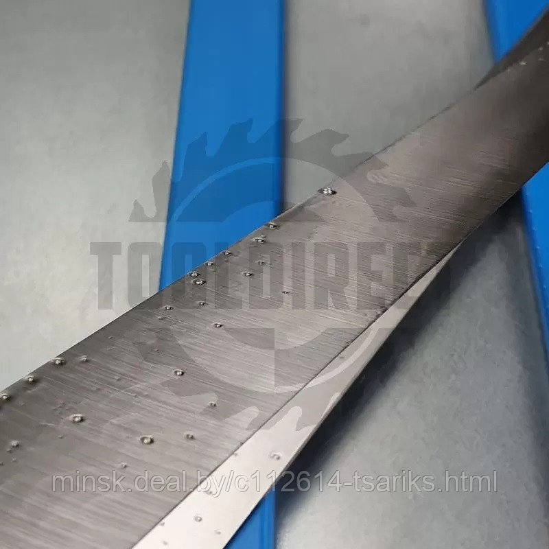 Нож строгальный фуговальный 640x40x3 (сталь HSS 18% W качество) Rotis (1 шт.) - фото 5 - id-p217530276