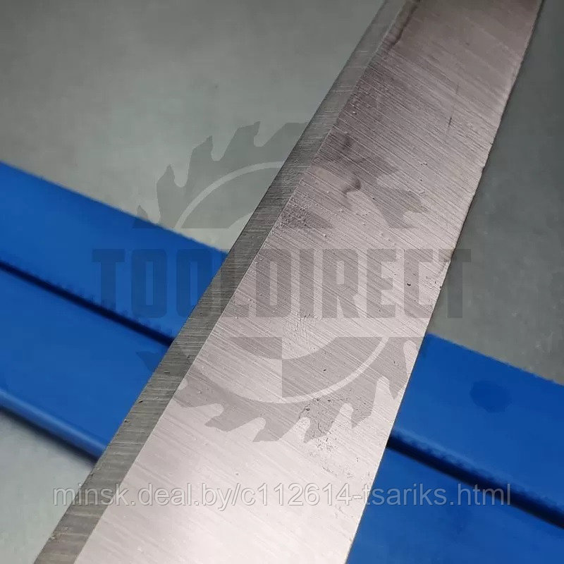Нож строгальный фуговальный 810x35x3 (сталь HSS 18% W качество) Rotis (1 шт.) - фото 1 - id-p112213462