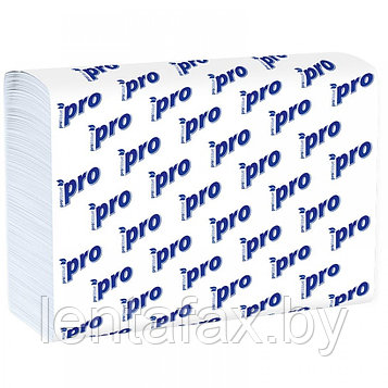 Полотенца бумажные двухслойные Z-сложения PROtissue Premium, 21*23см, плотн.1сл. 16г/м2, 19 В коробке 15 пачек