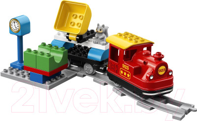 Конструктор электромеханический Lego Duplo Паровоз Поезд на паровой тяге 10874 - фото 2 - id-p217577837