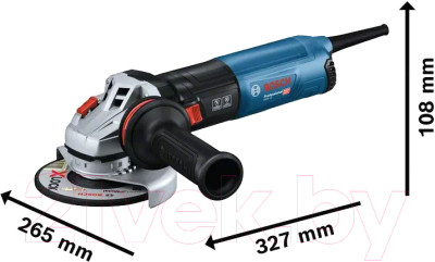 Профессиональная угловая шлифмашина Bosch GWS 14-125 S - фото 6 - id-p217199105