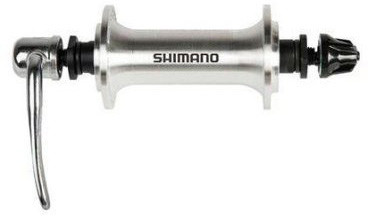 Втулка передняя Shimano Tourney TX500 36H под V-brake, под эксцентрик, серебристая - фото 1 - id-p217593061
