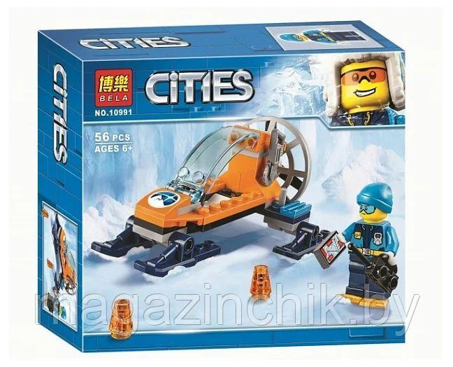 Конструктор Арктическая экспедиция Аэросани Bela 10991 аналог LEGO City 60190