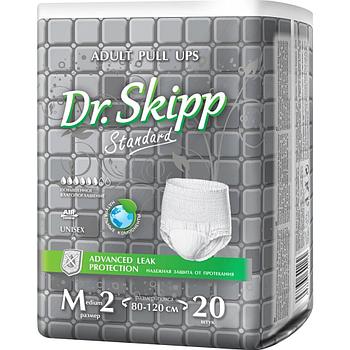 Подгузники-трусы д/взрослых DR. SKIPP Standard р-р M-2 (20 шт.)