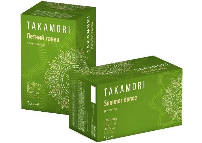 Чай зеленый байховый TAKAMORI "Летний танец", 100 г - фото 1 - id-p217591505