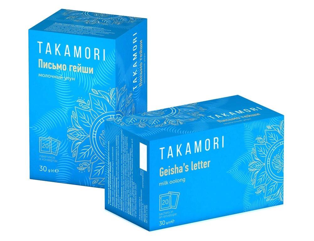 Чай зеленый байховый Молочный Улун TAKAMORI "Письмо гейши", 100 г - фото 1 - id-p217591506