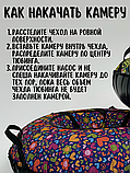 Ватрушка-тюбинг для зимнего катания 90 см (разные цвета), фото 7