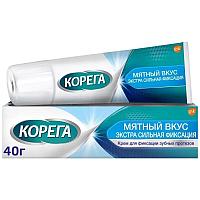 Корега Экстра Сильный мятный 40г Крем д/фиксации зубных протезов