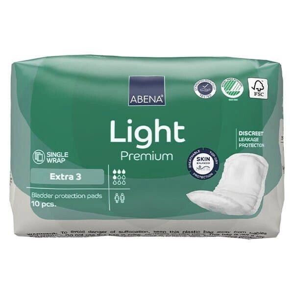 Abena Light Extra 3 Прокладки одноразовые для взрослых, 10 шт - фото 1 - id-p217591903