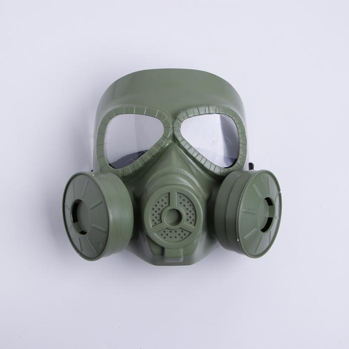 Карнавальная маска Противогаз зеленый - фото 1 - id-p217603589